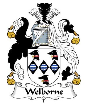 British/W/Welborne-or-Welburn-Crest-Coat-of-Arms