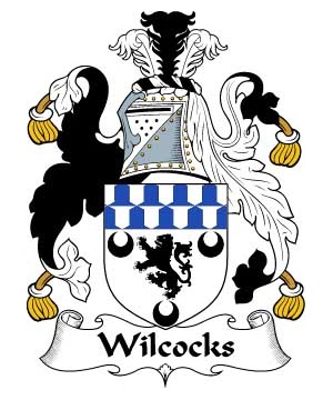 British/W/Wilcocks-Crest-Coat-of-Arms