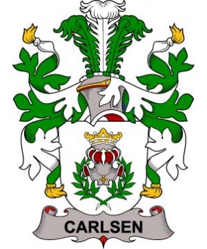 Denmark/C/Carlsen-or-Karlsen-Crest-Coat-of-Arms