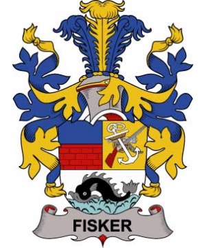 Denmark/F/Fisker-Crest-Coat-of-Arms