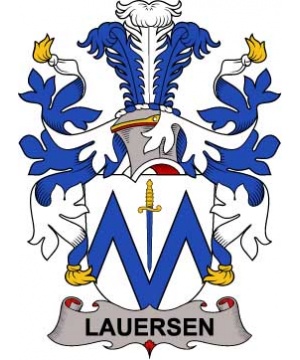 Denmark/L/Lauersen-or-Laursen-Crest-Coat-of-Arms