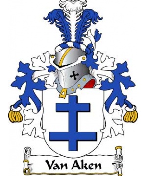 Dutch/V/Van-Aken-Crest-Coat-of-Arms