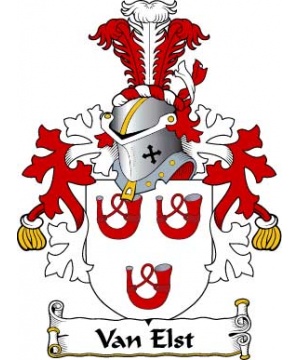 Dutch/V/Van-Elst-Crest-Coat-of-Arms