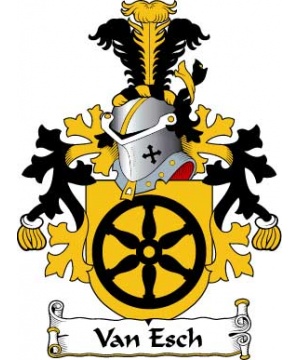 Dutch/V/Van-Esch-Crest-Coat-of-Arms