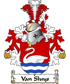 Dutch/V/Van-Sluys-Crest-Coat-of-Arms