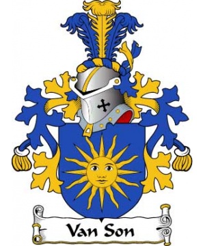 Dutch/V/Van-Son-Crest-Coat-of-Arms