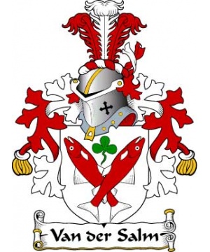 Dutch/V/Van-der-Salm-(or-Zalm)-Crest-Coat-of-Arms