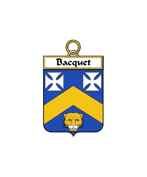 French/B/Bacquet-Crest-Coat-of-Arms