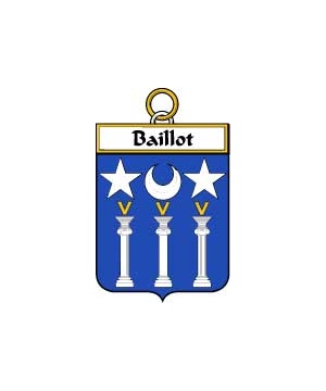 French/B/Baillot-Crest-Coat-of-Arms