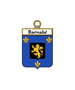 French/B/Barnabe-Crest-Coat-of-Arms