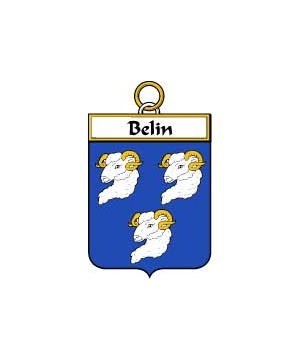 French/B/Belin-Crest-Coat-of-Arms