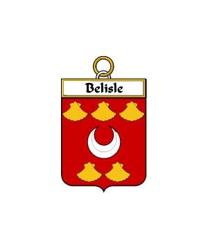 French/B/Belisle-(Belle-Isle)-Crest-Coat-of-Arms