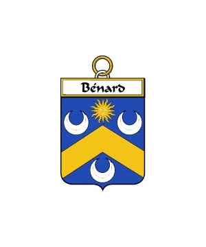 French/B/Benard-Crest-Coat-of-Arms