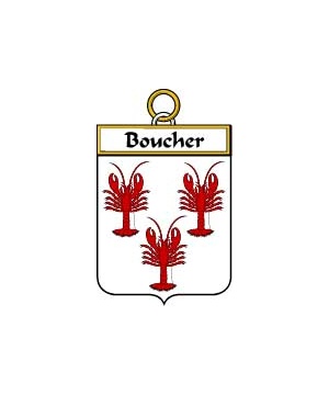 French/B/Boucher-Crest-Coat-of-Arms