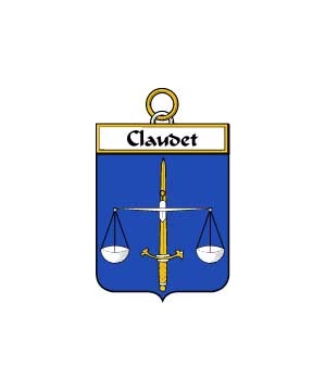 French/C/Claudet-Crest-Coat-of-Arms