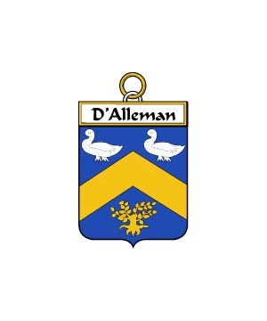 French/D/dAlleman-Crest-Coat-of-Arms