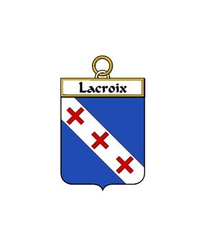 French/L/Lacroix-(Croix-de-la)-Crest-Coat-of-Arms