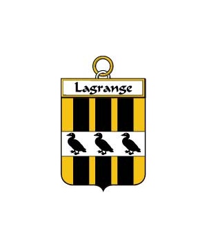 French/L/Lagrange-(Grange-de-la)-Crest-Coat-of-Arms