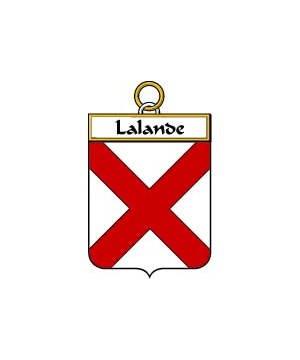 French/L/Lalande-(Lande-de-la)-Crest-Coat-of-Arms