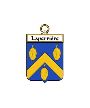 French/L/Laperriere-(Perriere-de-la)-Crest-Coat-of-Arms