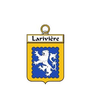 French/L/Lariviere-(Riviere-de-la)-Crest-Coat-of-Arms