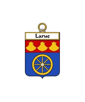 French/L/Larue-(de-la-Rue)-Crest-Coat-of-Arms