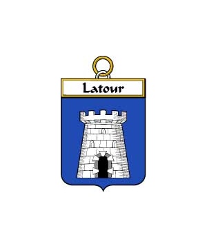 French/L/Latour-(Tour-de-la)-Crest-Coat-of-Arms