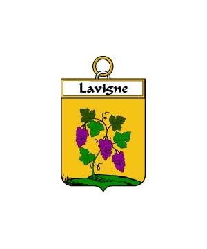 French/L/Lavigne-(de-la-Vigne)-Crest-Coat-of-Arms