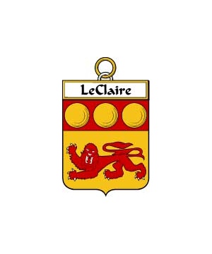 French/L/LeClaire-(Claire-le)-Crest-Coat-of-Arms