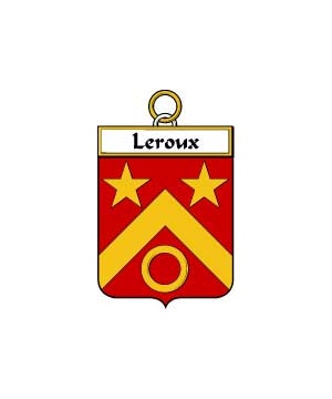 French/L/Leroux-(Roux-le)-Crest-Coat-of-Arms