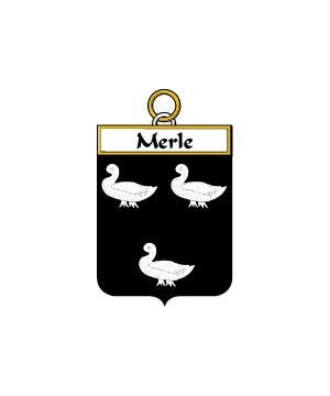 French/M/Merle-Crest-Coat-of-Arms