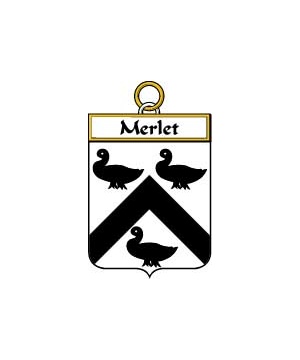 French/M/Merlet-Crest-Coat-of-Arms