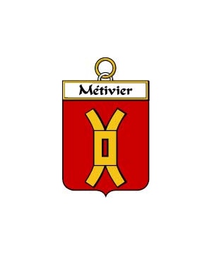 French/M/Metivier-Crest-Coat-of-Arms