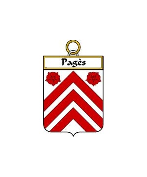 French/P/Pages-Crest-Coat-of-Arms