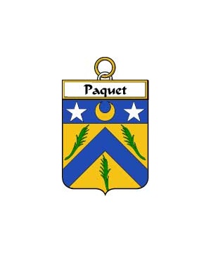 French/P/Paquet-Crest-Coat-of-Arms