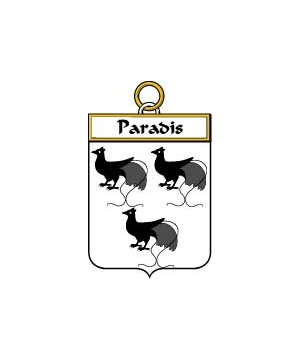 French/P/Paradis-Crest-Coat-of-Arms