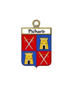 French/P/Pichard-Crest-Coat-of-Arms