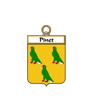 French/P/Pinet-Crest-Coat-of-Arms