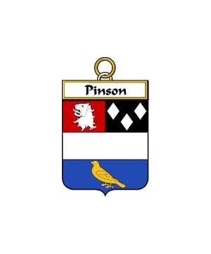 French/P/Pinson-Crest-Coat-of-Arms