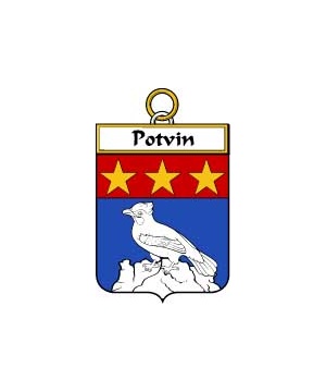 French/P/Potvin-or-Poitevin-Crest-Coat-of-Arms