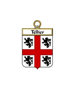 French/T/Tellier-Crest-Coat-of-Arms