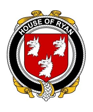 Ryan (O'Mulrian) Crest-Coat Of Arms