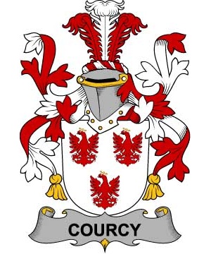 Irish/C/Courcy-(de)-Lord-Kingsale-Crest-Coat-of-Arms
