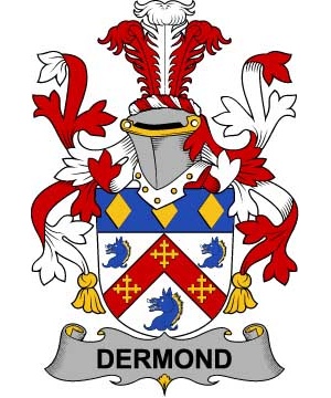 Irish/D/Dermond-or-O'Dermond-Crest-Coat-of-Arms