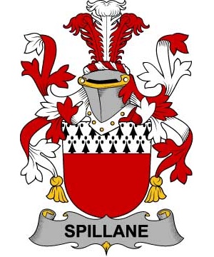 Irish/S/Spillane-or-O'Spillane-Crest-Coat-of-Arms