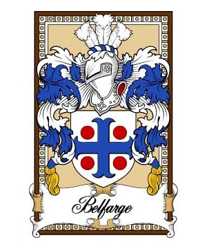 Scottish-Bookplates/B/Belfarge-or-Belfrage-Crest-Coat-of-Arms