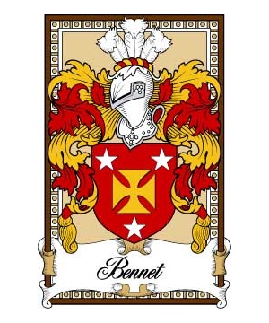 Scottish-Bookplates/B/Bennet-Crest-Coat-of-Arms