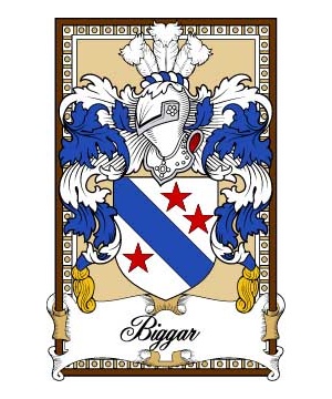 Scottish-Bookplates/B/Biggar-Crest-Coat-of-Arms