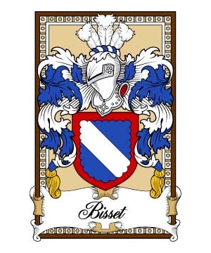 Scottish-Bookplates/B/Bisset-Crest-Coat-of-Arms