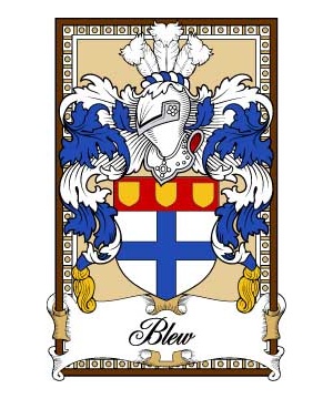 Scottish-Bookplates/B/Blaw-or-Blew-Crest-Coat-of-Arms